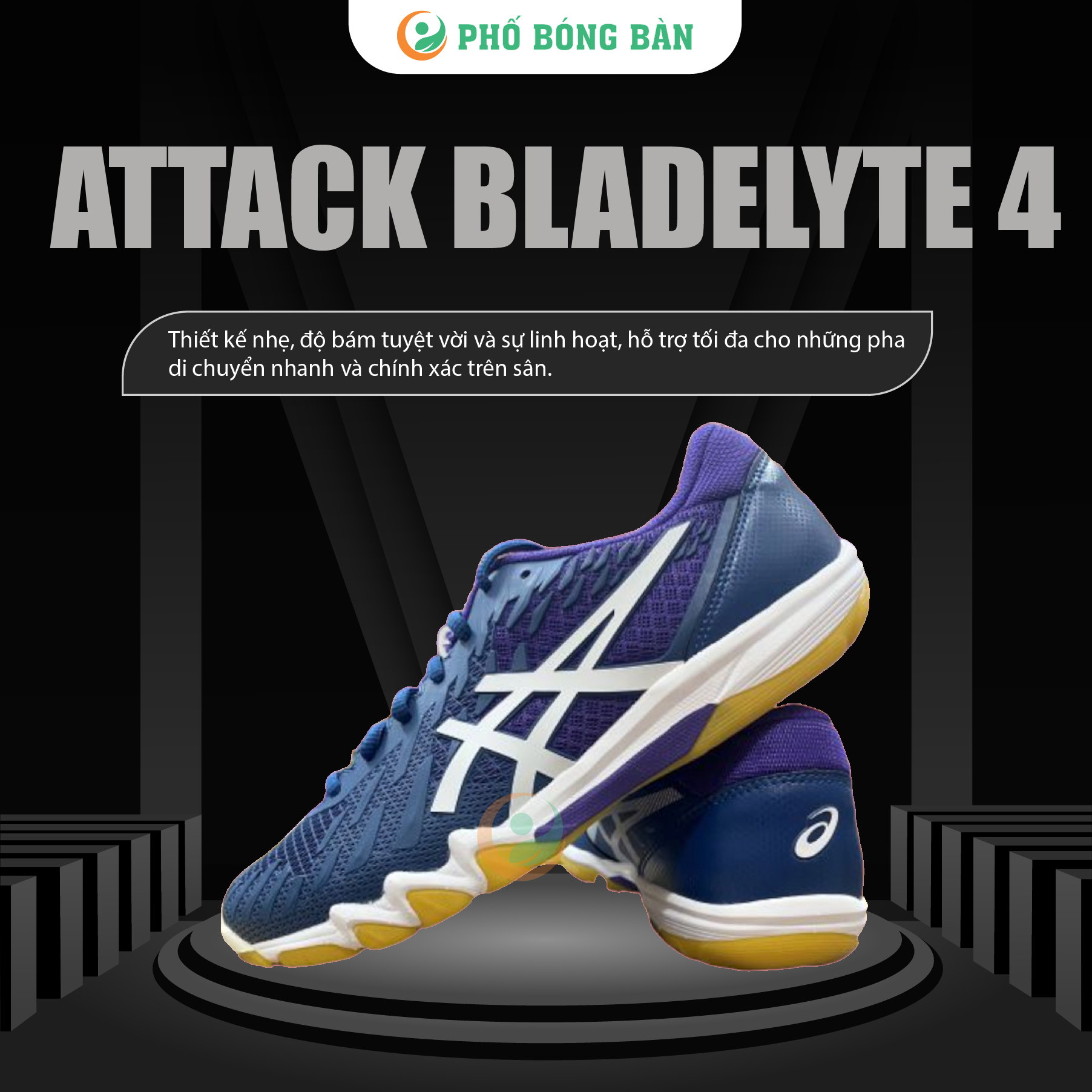 Giày Asics Attack Bladelyte (Mẫu 5)