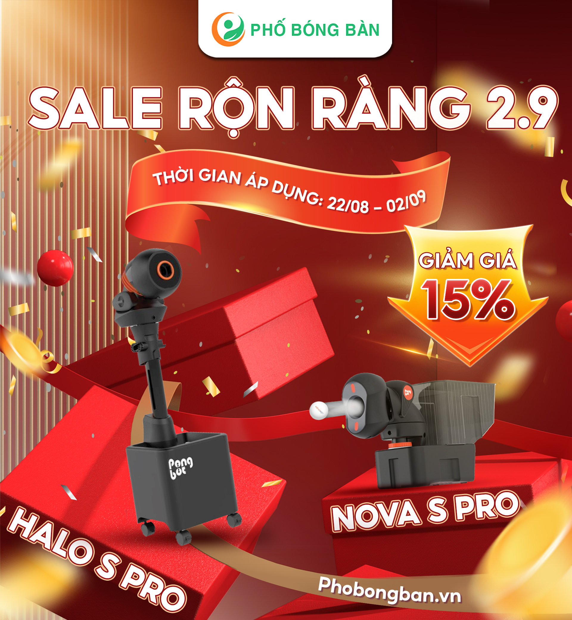 Máy bắn bóng Y&T A9 Pro